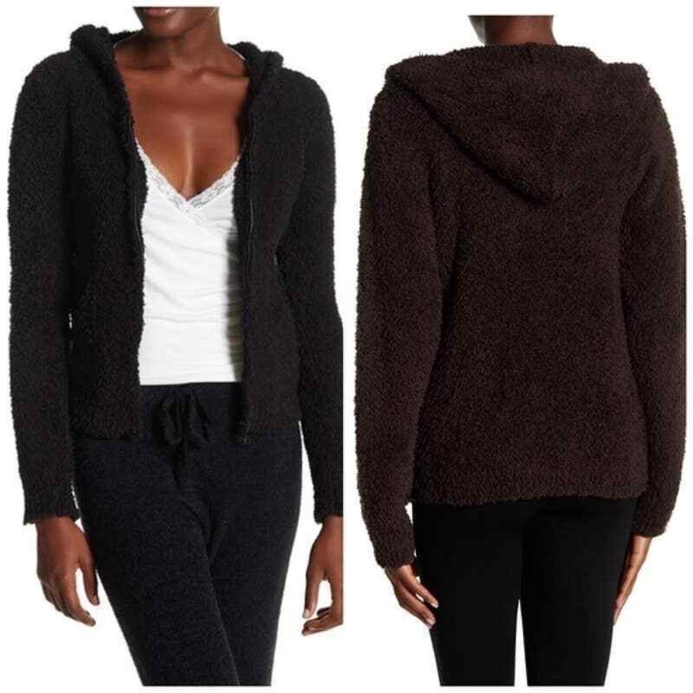 Barefoot Dreams Boucle Zip-Up Hoodie size XS